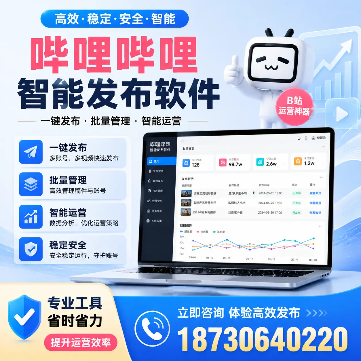 解密哔哩哔哩智能发布软件：功能与优势分析在 喀什